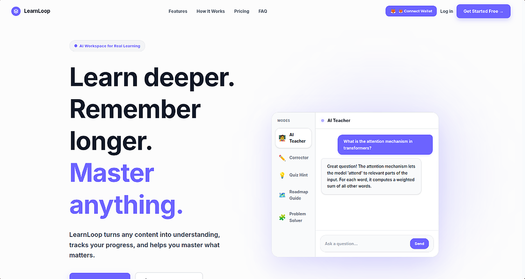 LearnLoop application showcase